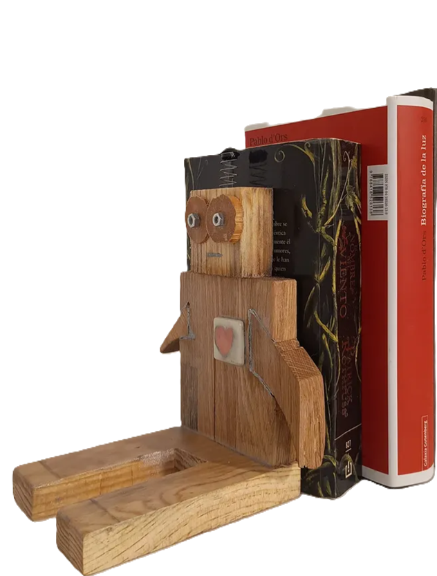 Sujetalibros robot
