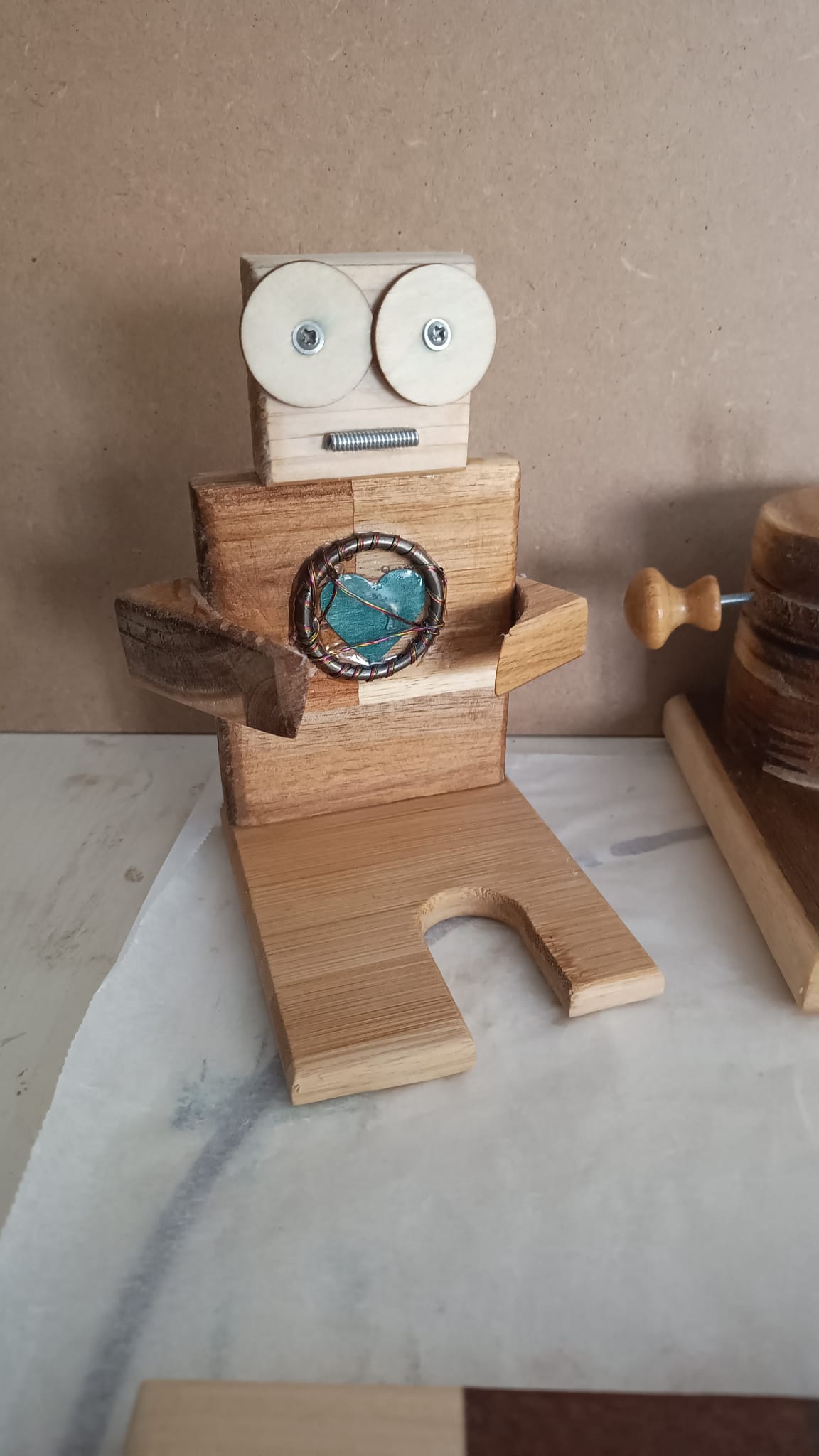 Sujetalibros Un robot, un cuidado